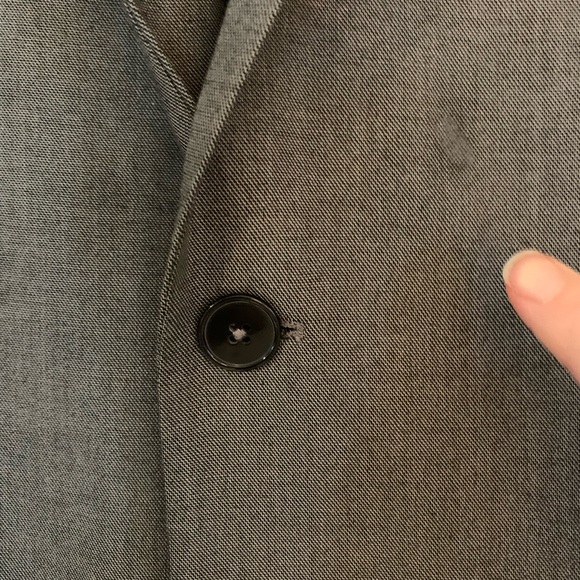 Zara Man Suit Jacket Grey - size 36 - Picture 2 of 7